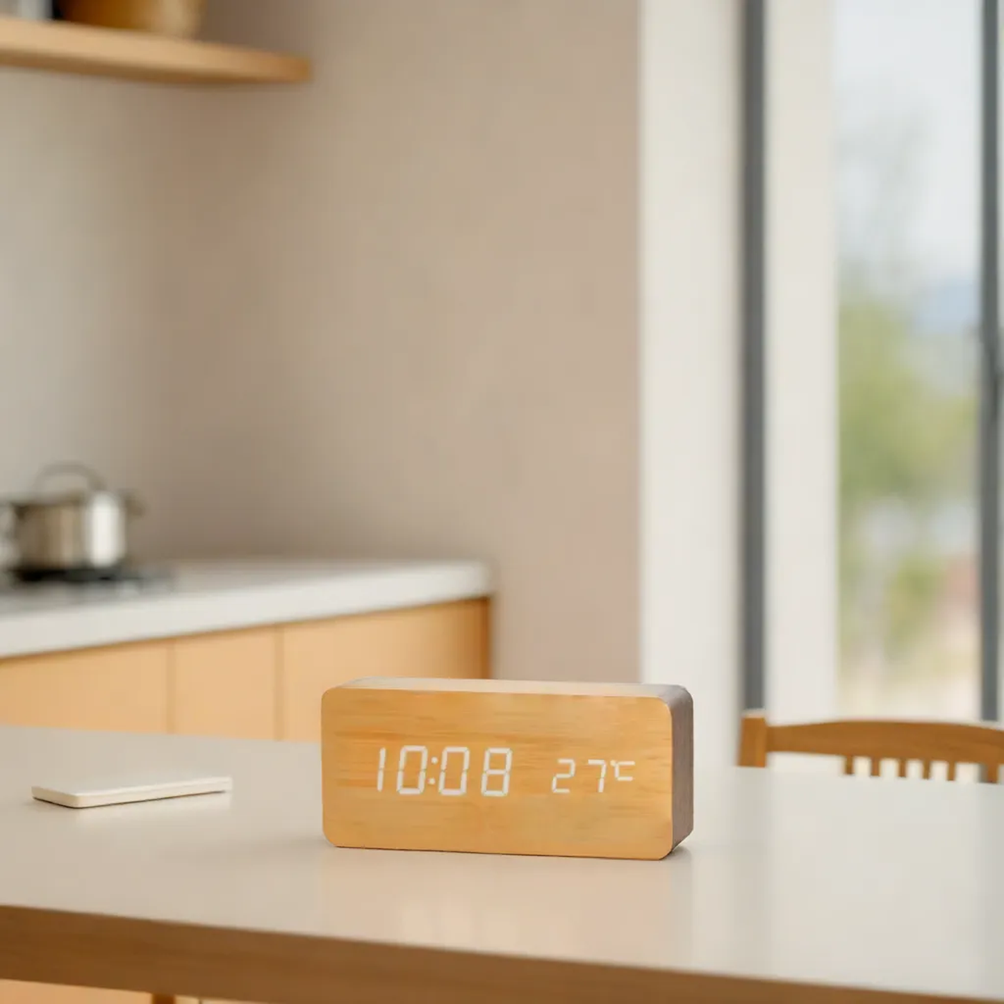 LED Wooden Clock