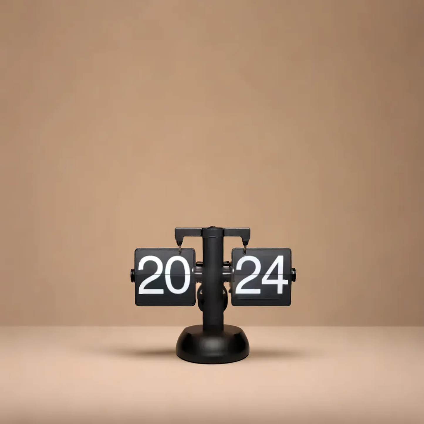 Flipping table clock