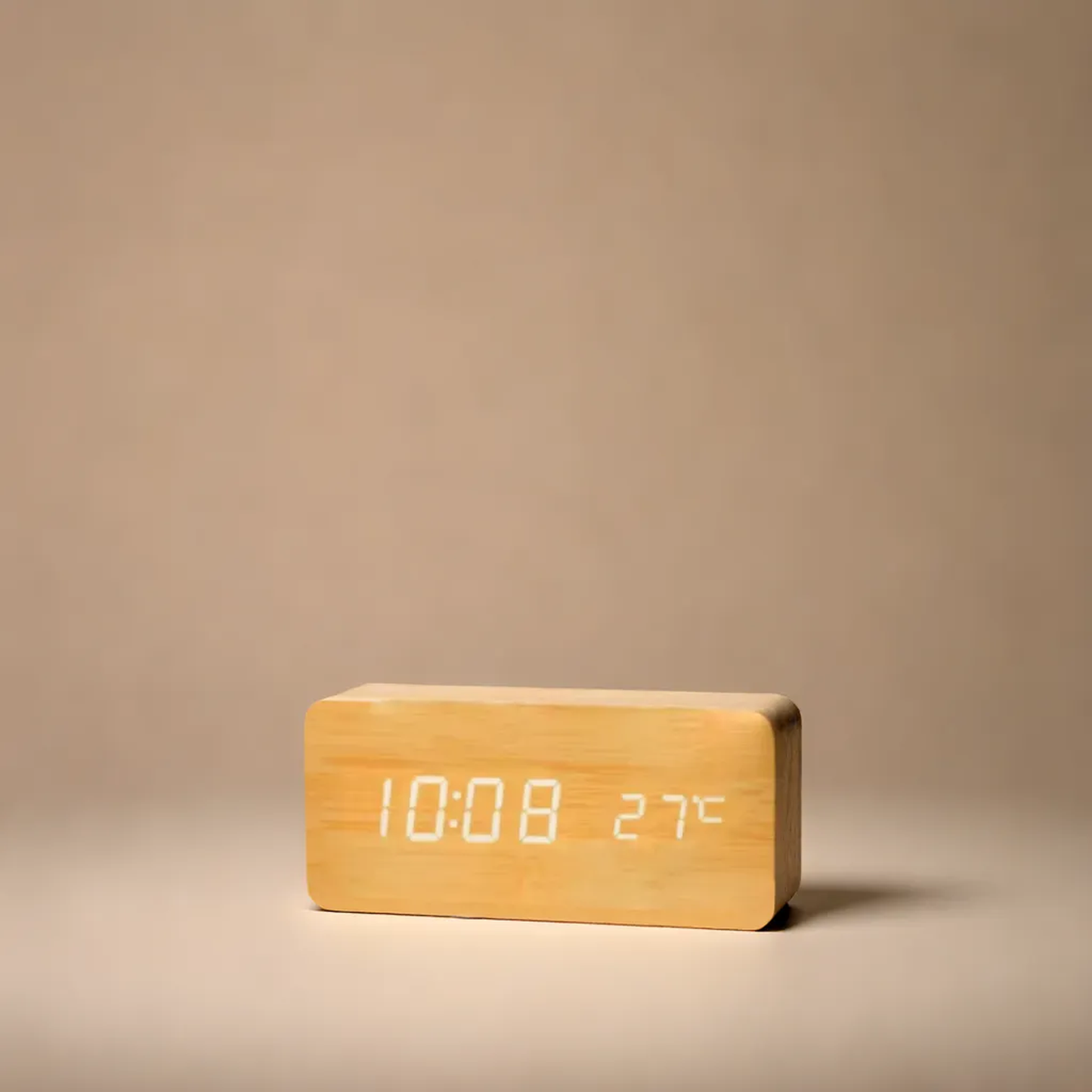 LED Wooden Clock