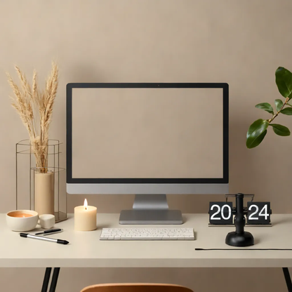 Flipping table clock