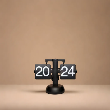 Flipping table clock